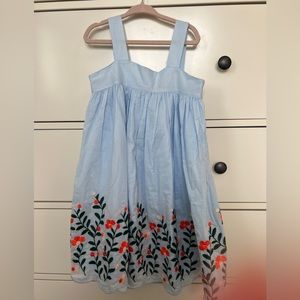 Janie and Jack girls spring dress blue floral 3T 4T